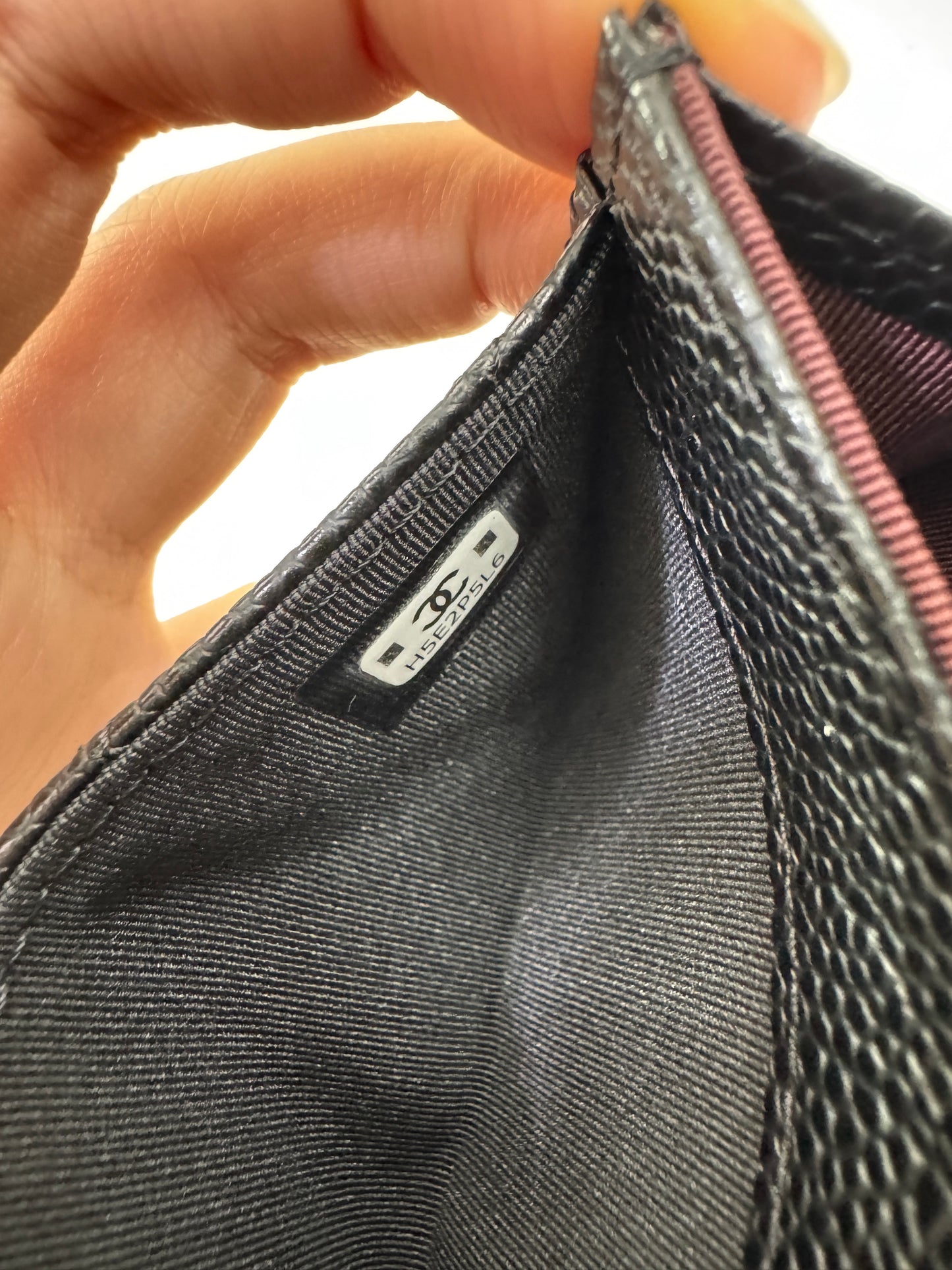 CHANEL CF Cardholder 黑銀牛