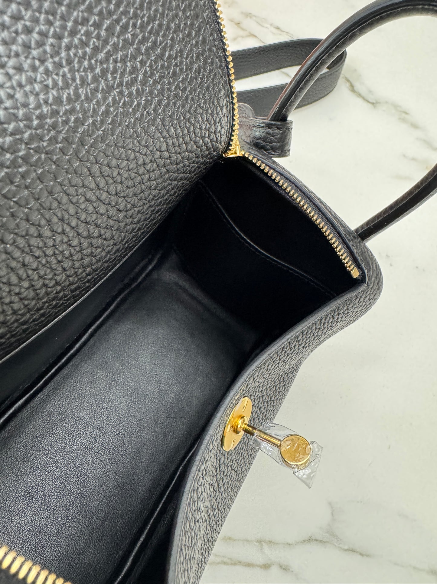 HERMES Mini Lindy I 黑色 Noir GHW