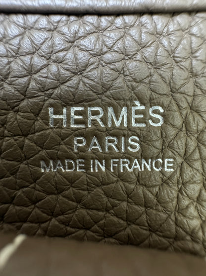 HERMES Evelyne 23 大象灰銀扣 Etoupe TC PHW