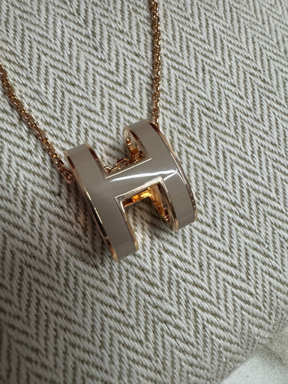HERMES Pop H 玫瑰金 奶茶灰