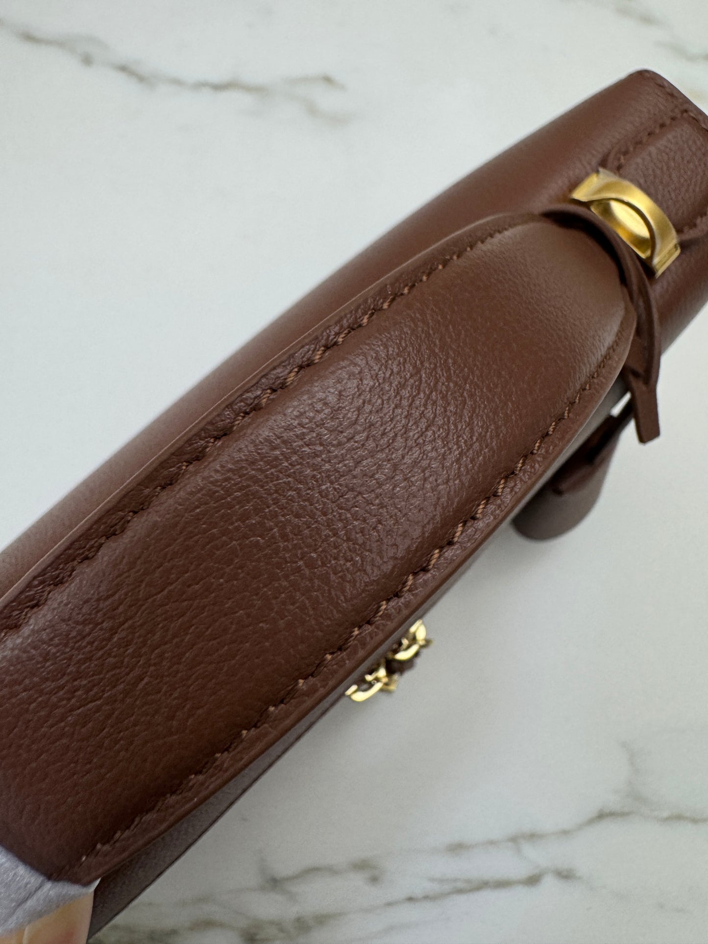 LORO PIANA Extra Bag 23 焦糖棕色