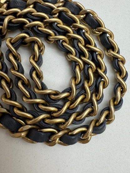 CHANEL 金球 Mini CF20 石墨灰 深灰羊皮