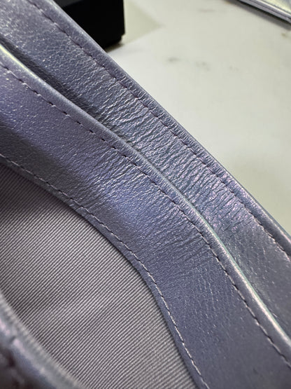 CHANEL 19卡包 22P人魚姬幻彩紫