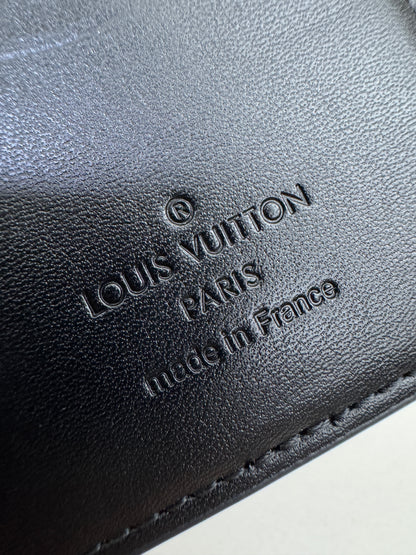 LV Pocket Organizer 黑色滑皮款Monogram Shadow
