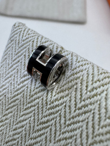 HERMES Mini Pop H 黑銀