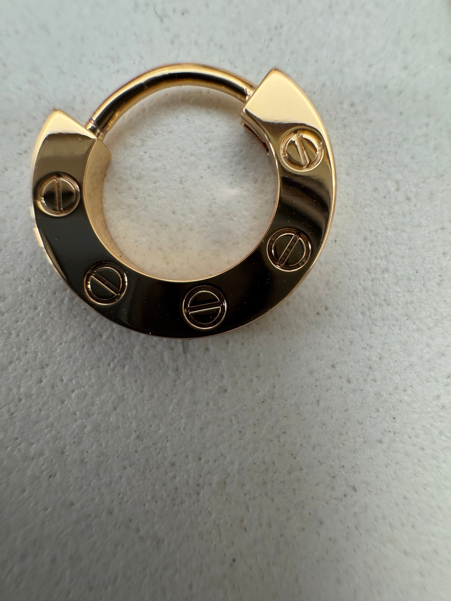 CARTIER Single Loop Earrings