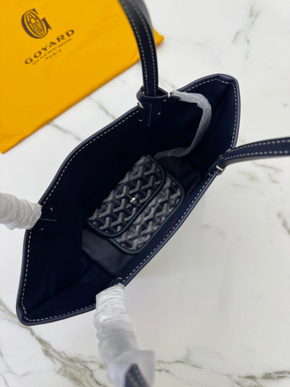 GOYARD Mini Anjour Tote 海軍藍【另配包夾】