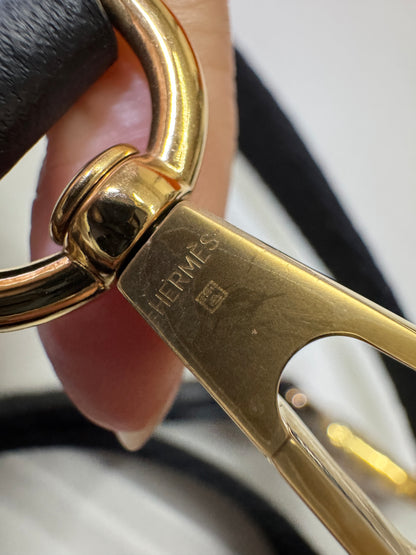 HERMES Mini Evelyn Noir GHW