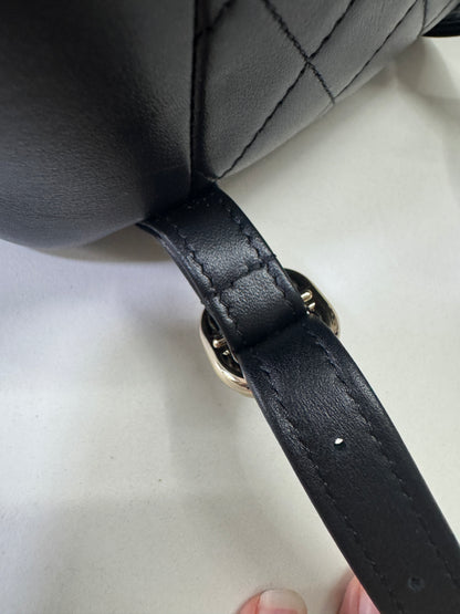 CHANEL Duma 胎牛皮 黑色 Small