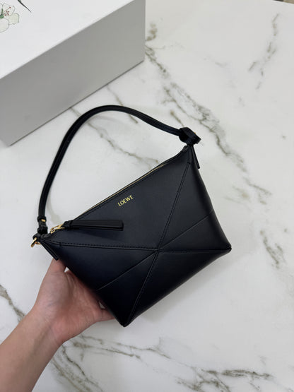 LOEWE Puzzle Fold Pouch Black
