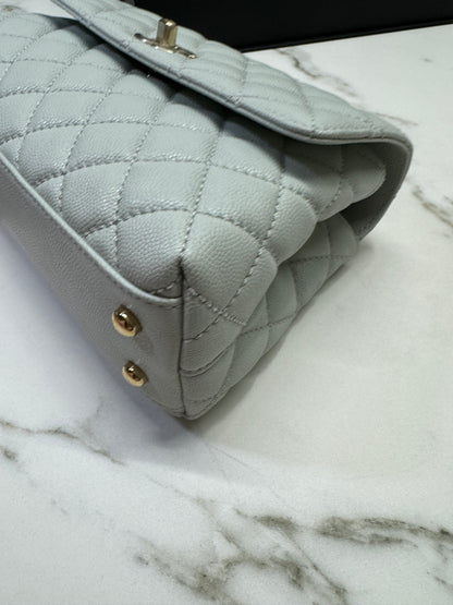 CHANEL Cocohandle 冰川藍 24P Small