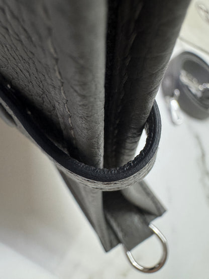 HERMES Mini Evelyn 積雨雲灰 0L Gris Meyer TC 銀扣PHW