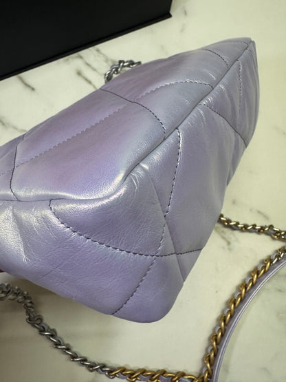 CHANEL 19 Bag Small 22P幻彩紫 小號
