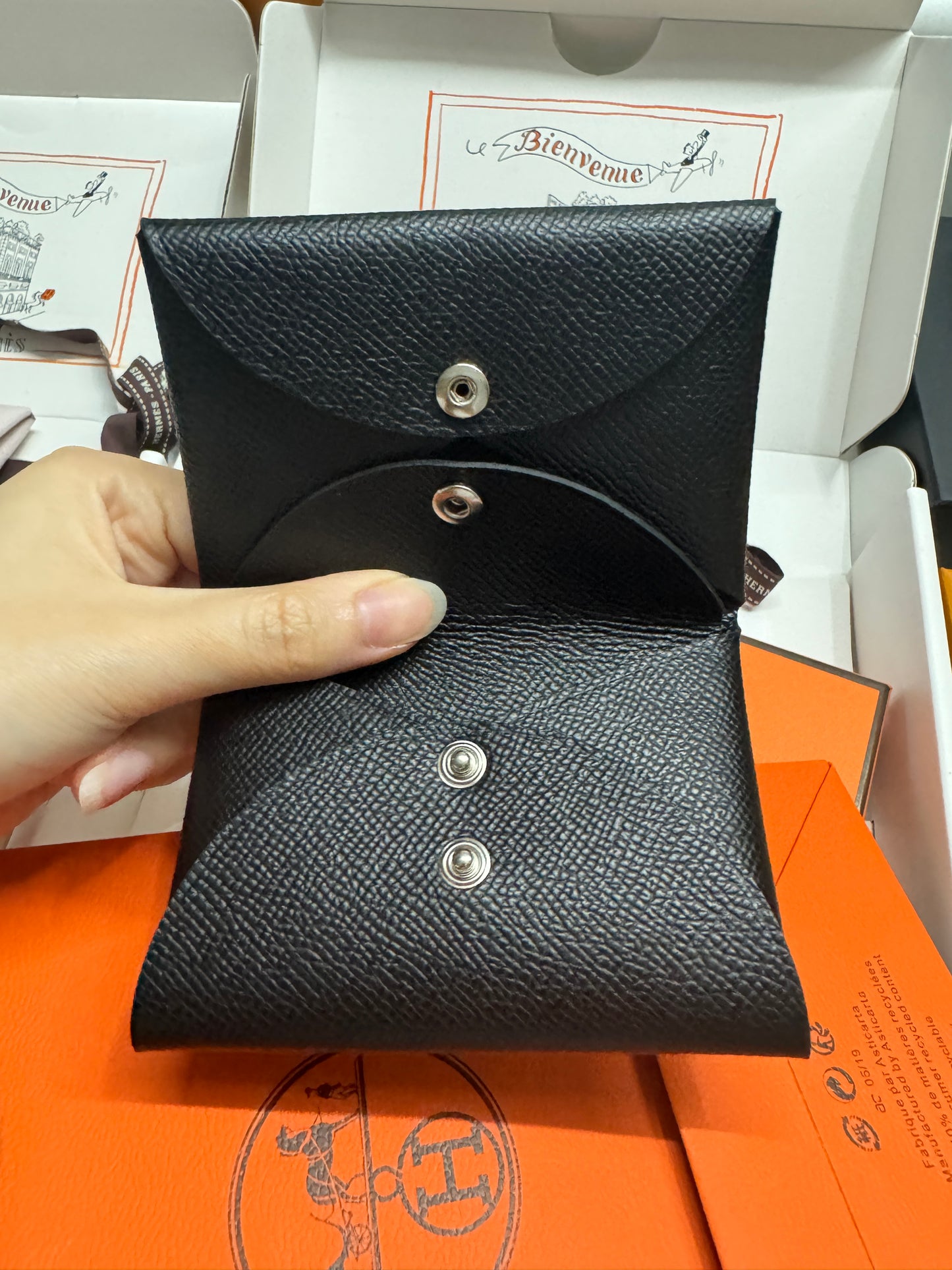 HERMES Calvi Duo 黑色