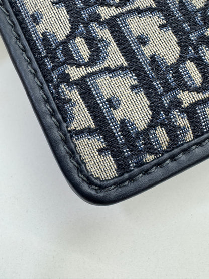 DIOR 30 Montaigne Small Blue Oblique