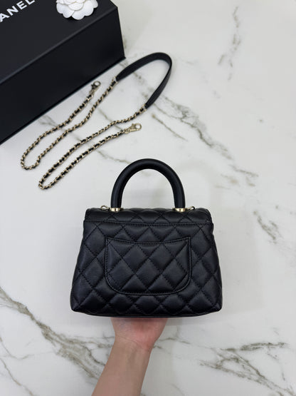 CHANEL Mini Coco Handle 黑色