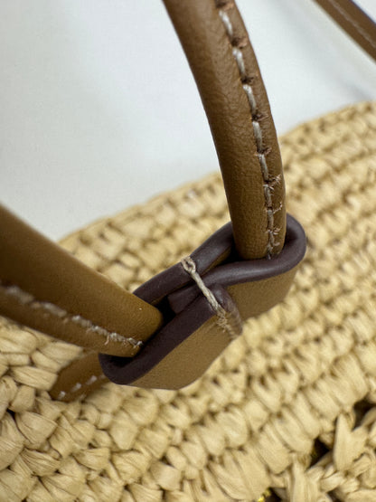 MIU MIU 拉菲草草編包