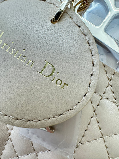 DIOR D-Joy Small 胭脂米 Powder Beige￼