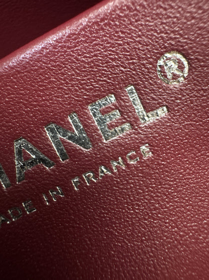 CHANEL Maxi Flap 大號38cm 黑銀