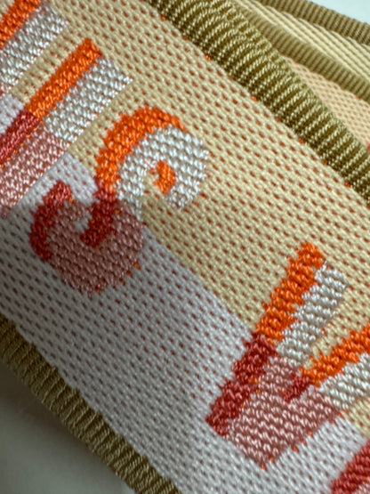 LV Speedy 20 粉橙色肩帶