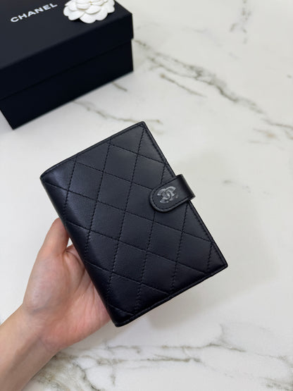 CHANEL 25K Passport Holder So Black