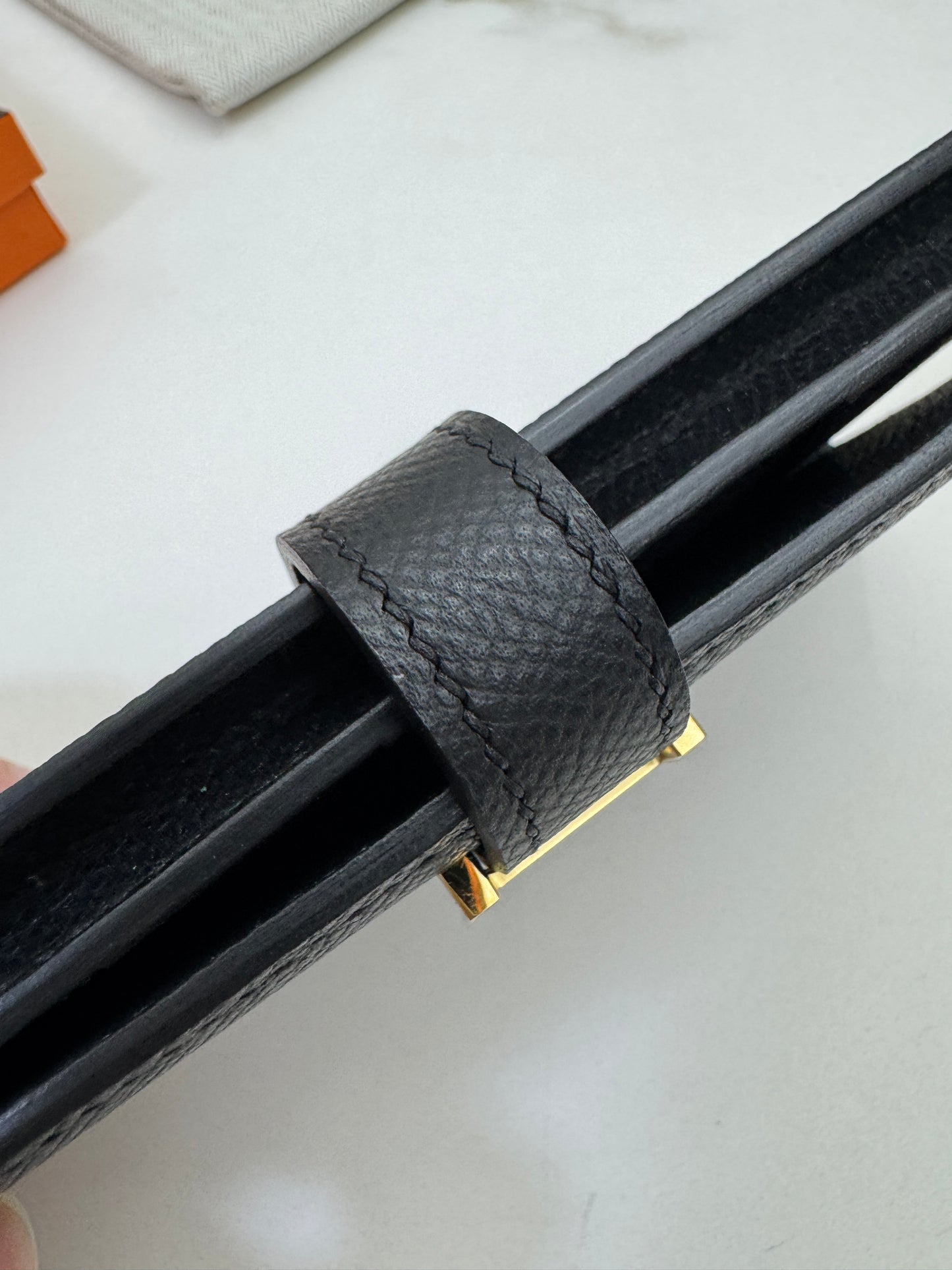 HERMES Bearn Wallet 長款 黑色金扣 Epsom