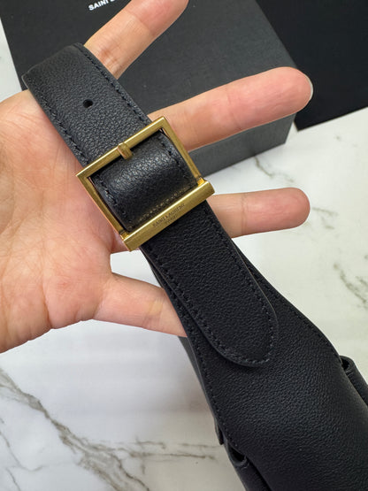 YSL LE 5 A 7 Hobo Small Black