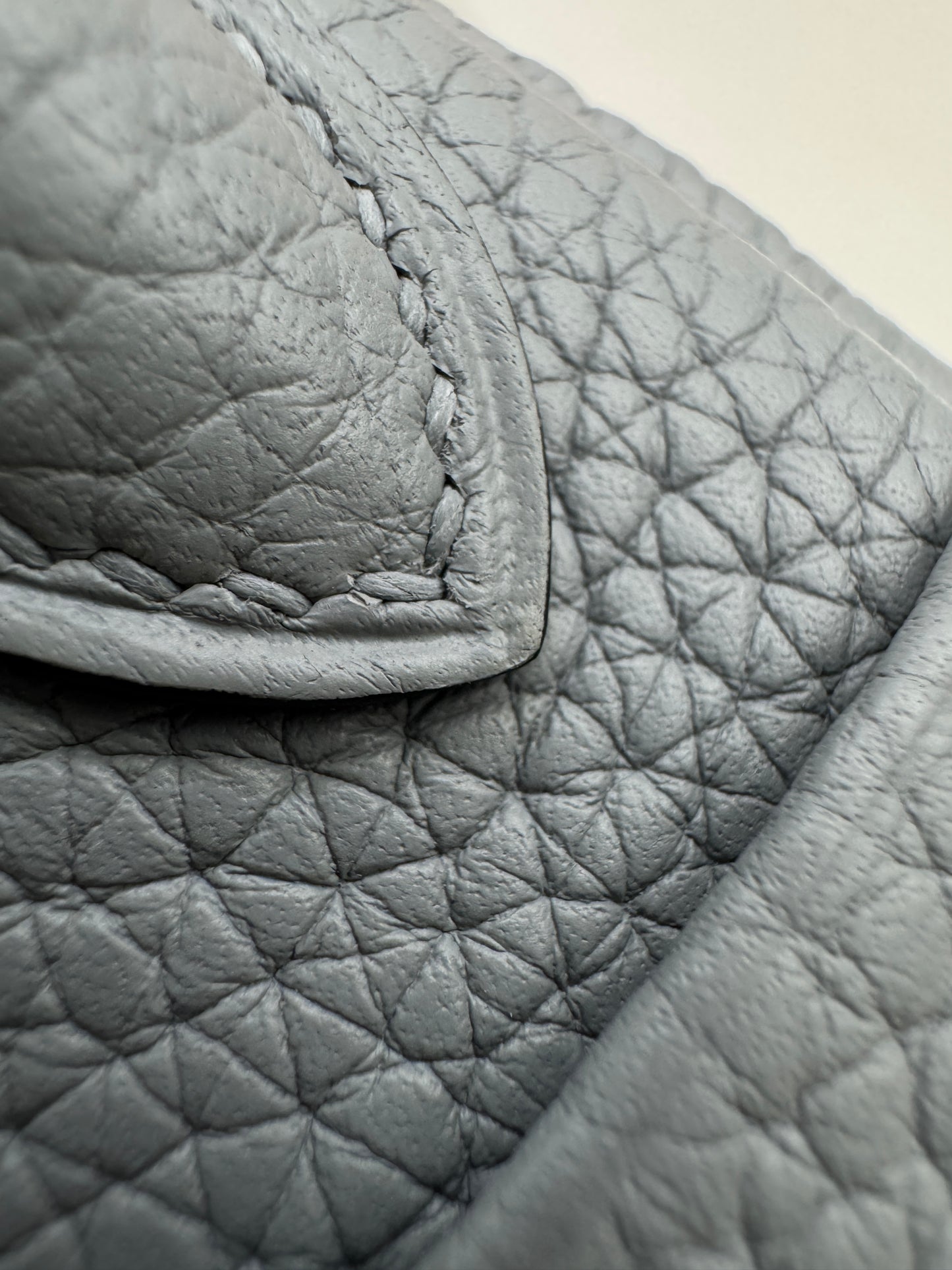 HERMES Mini Lindy II 木偶灰銀扣 TC Gris Platin PHW