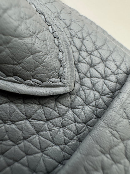HERMES Mini Lindy II 木偶灰銀扣 TC Gris Platin PHW