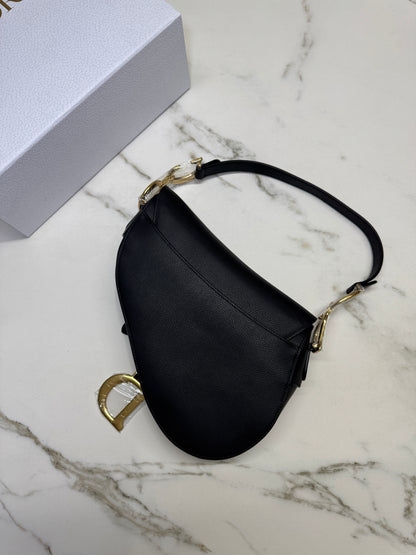 DIOR Saddle Medium Black
