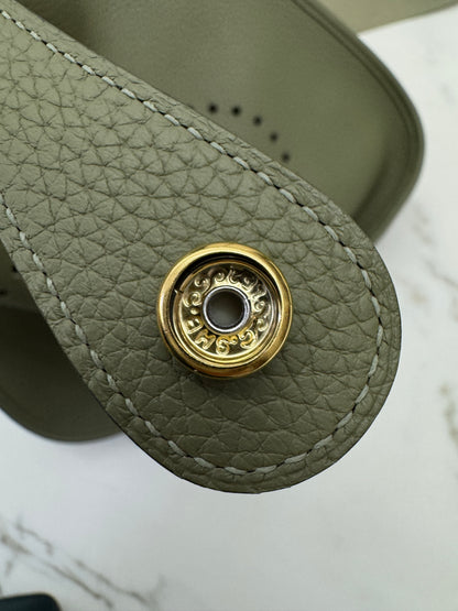 HERMES Evelyne 33 鼠尾草綠金扣 Q1 Sauge GHW