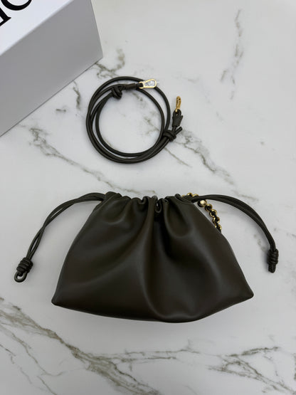 LOEWE Flamenco Purse Medium 卡其綠
