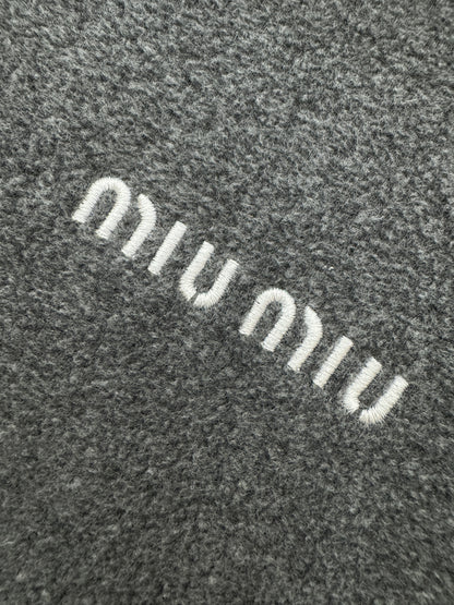 MIU MIU 搖粒絨 灰色長袖外套