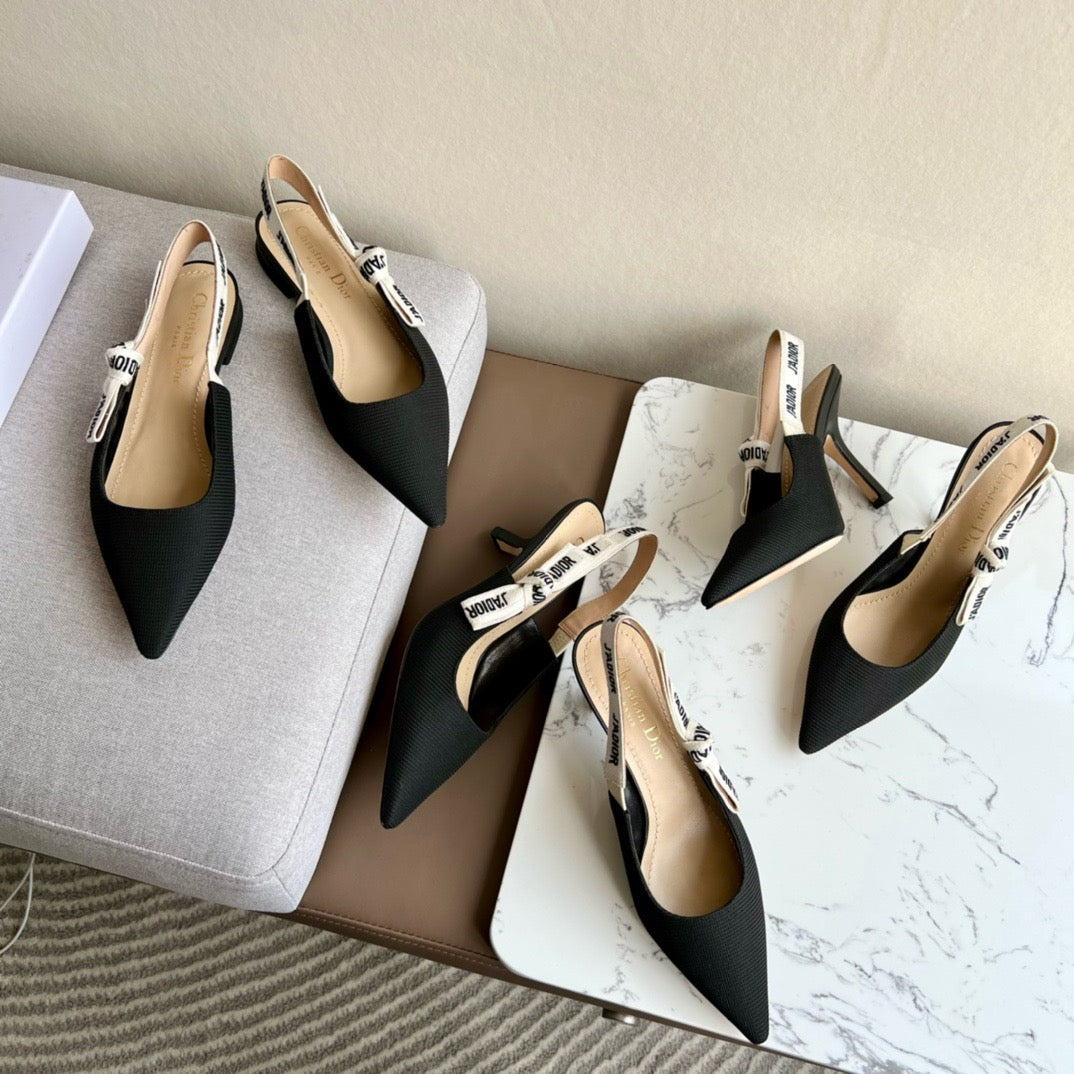 DIOR Slingback 絲帶鞋 平底/貓跟/高跟