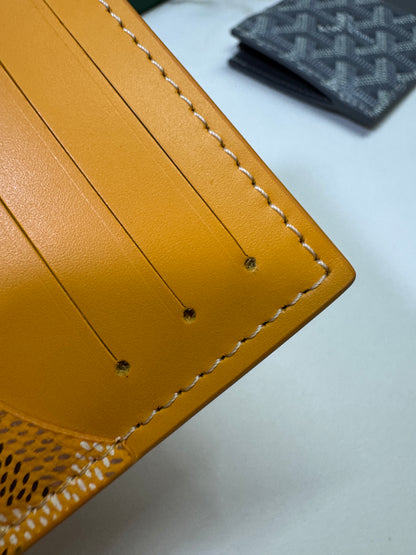 GOYARD Bourbon Zipped Cardholder 黃色