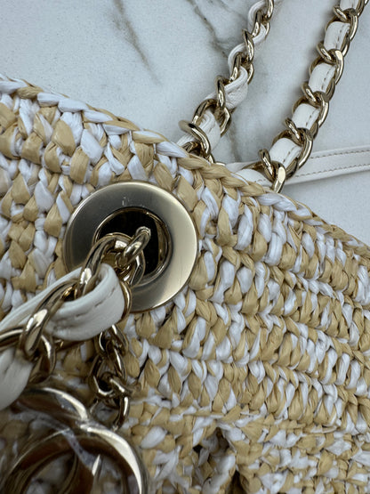 CHANEL 24M Coco Beach 草編沙灘包 Large