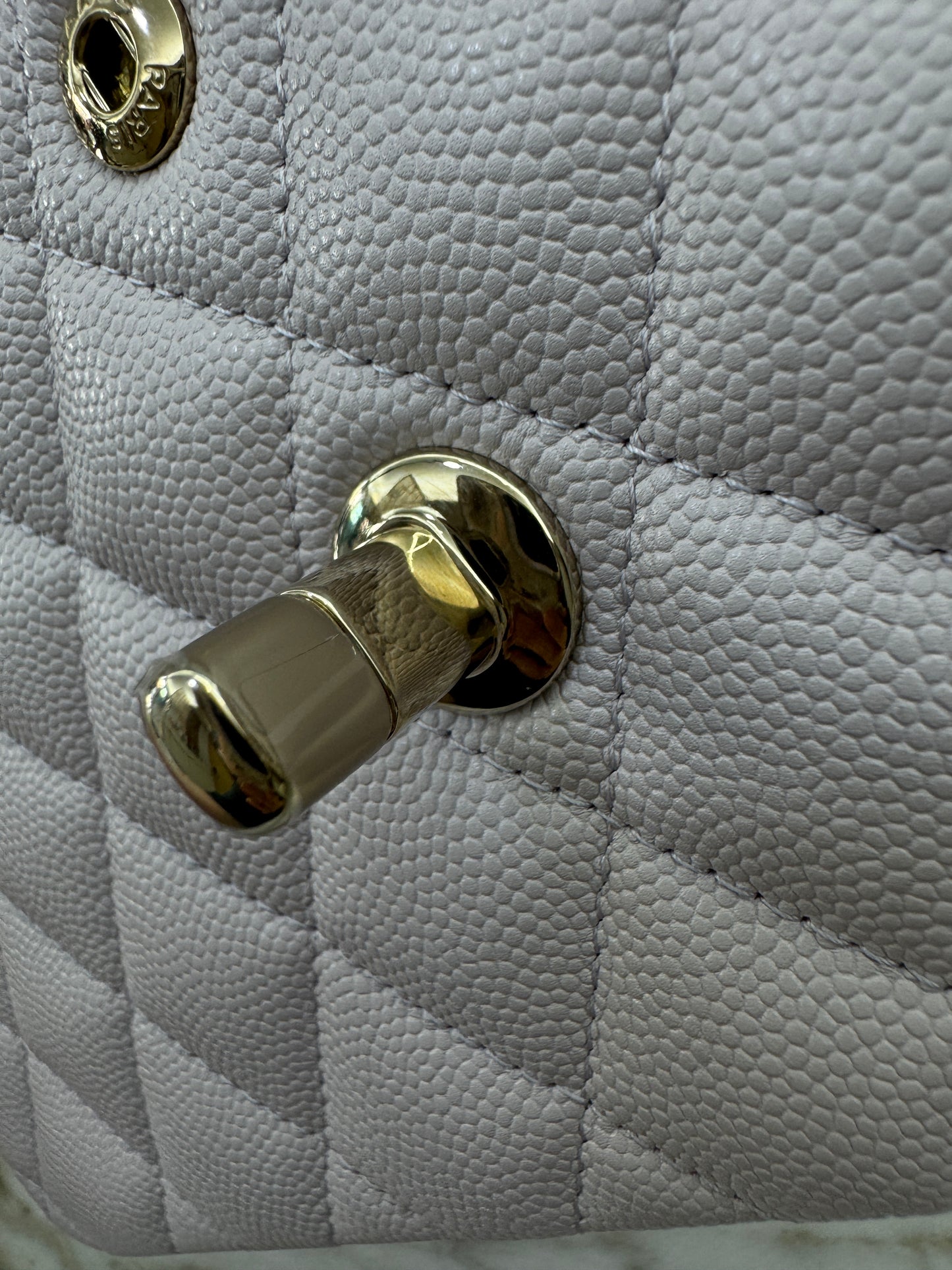 CHANEL 21S 淺粉紫 Classic Flap Small CF23 Liliac