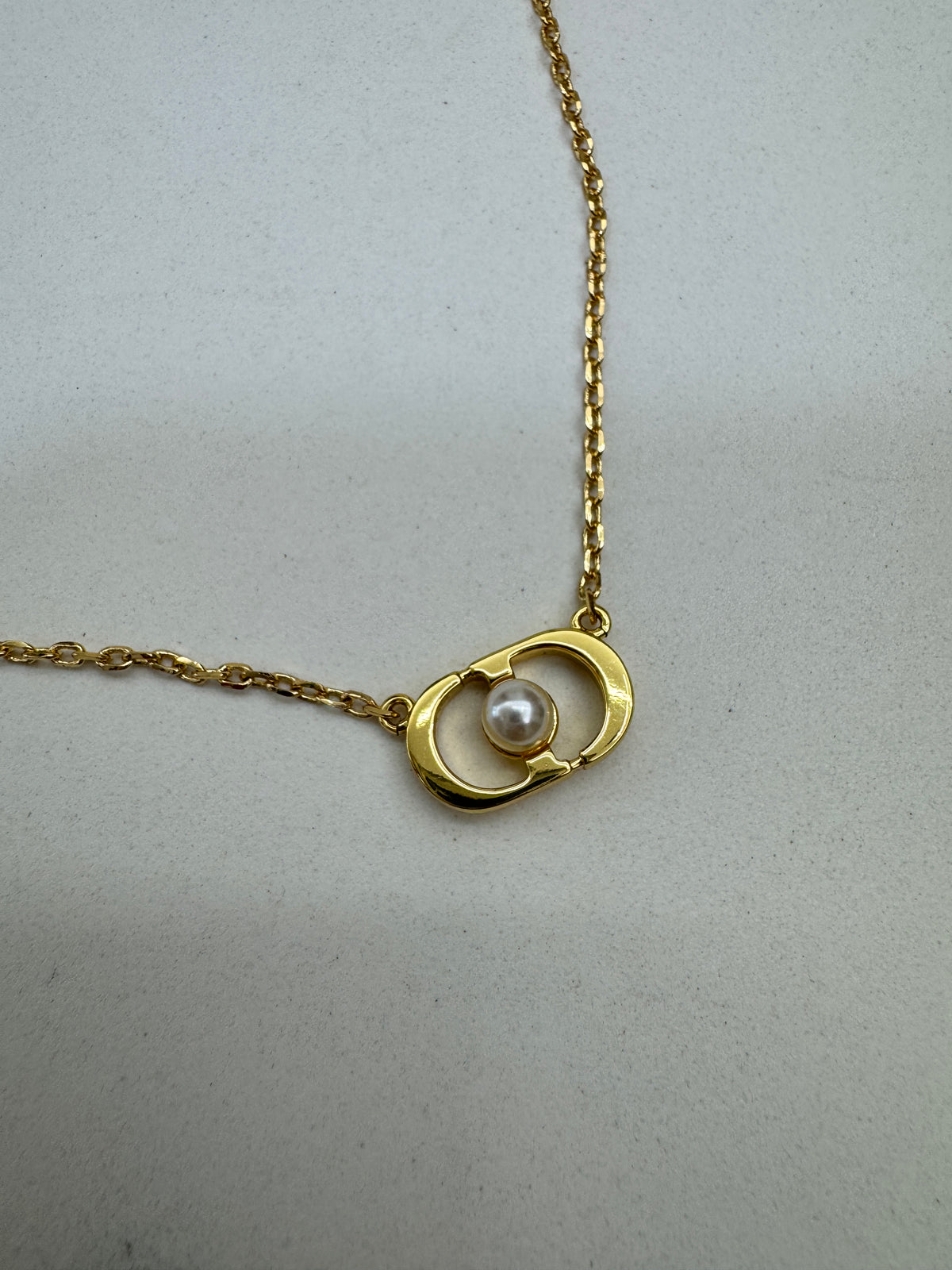 DIOR CD珍珠項鏈