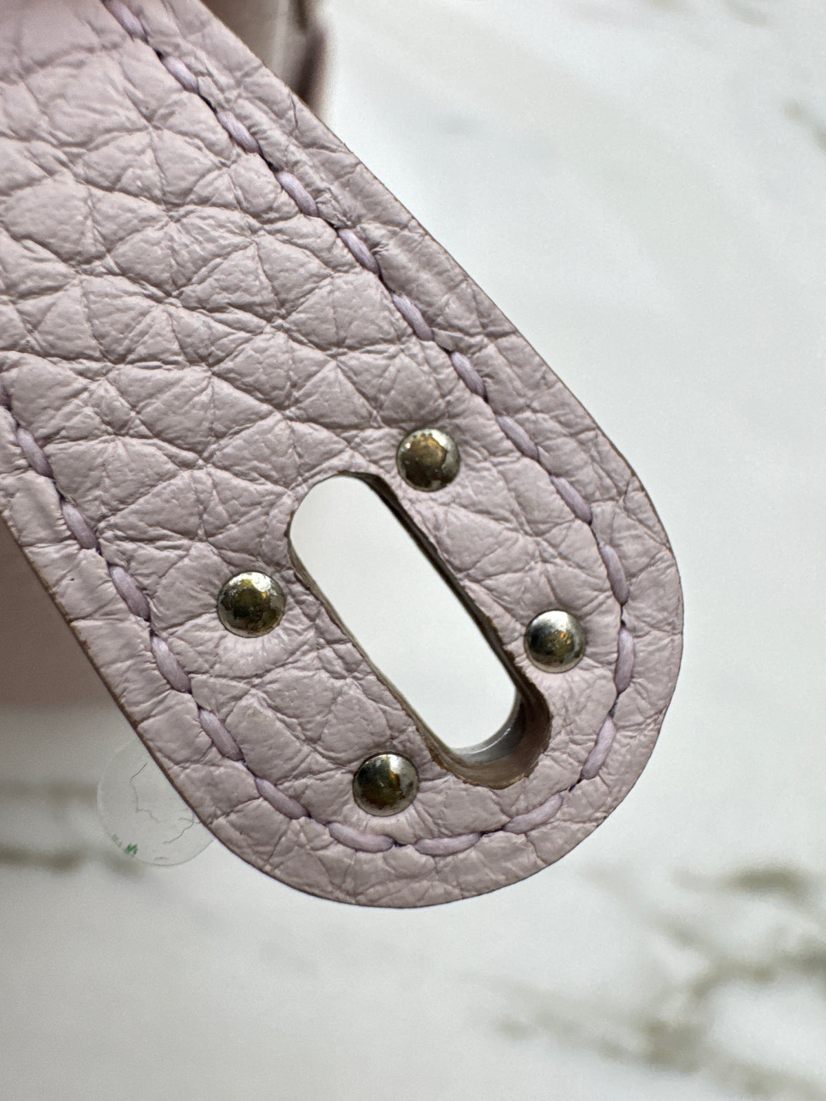 HERMES Mini Lindy 夢幻紫銀扣