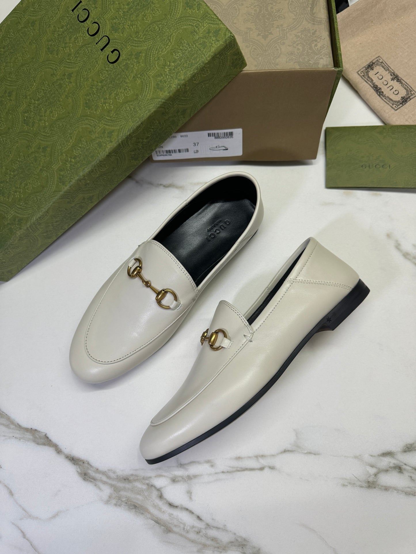 GUCCI Loafers 踩跟樂福鞋 奶白色