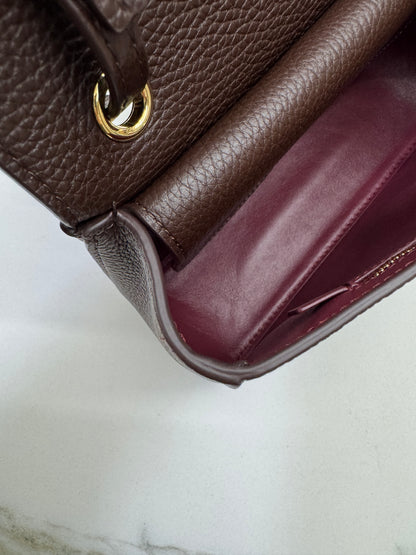 CHANEL Mini Maxi Flap 巧克力色
