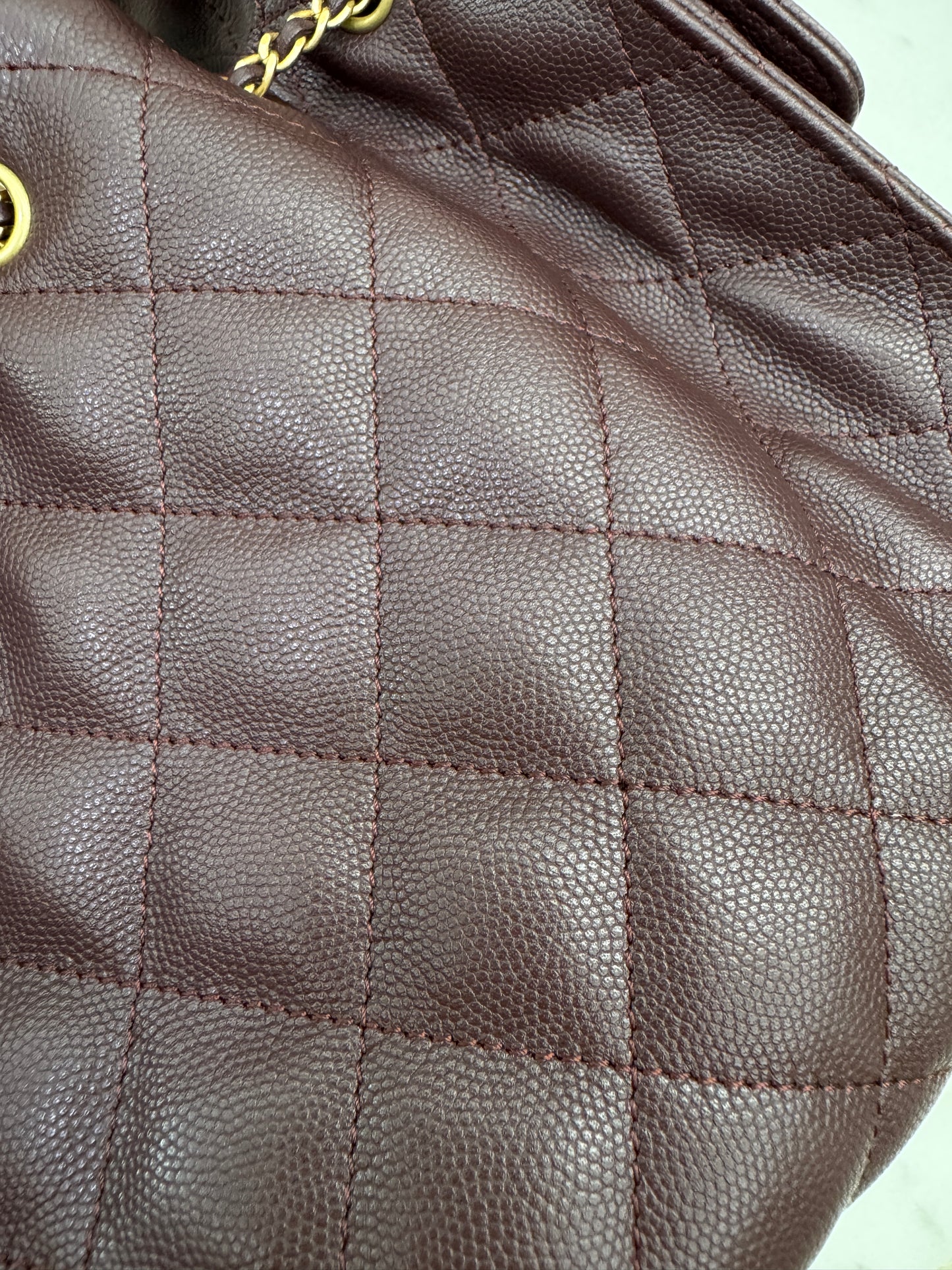 CHANEL 25Bag 荔枝牛皮 Small Chocolate
