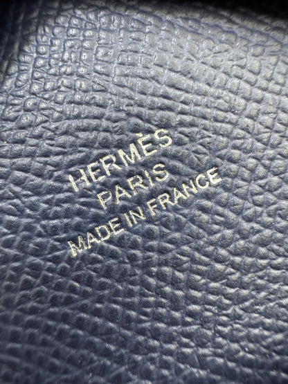HERMES Calvi Duo 海軍藍 7U Navy Epsom