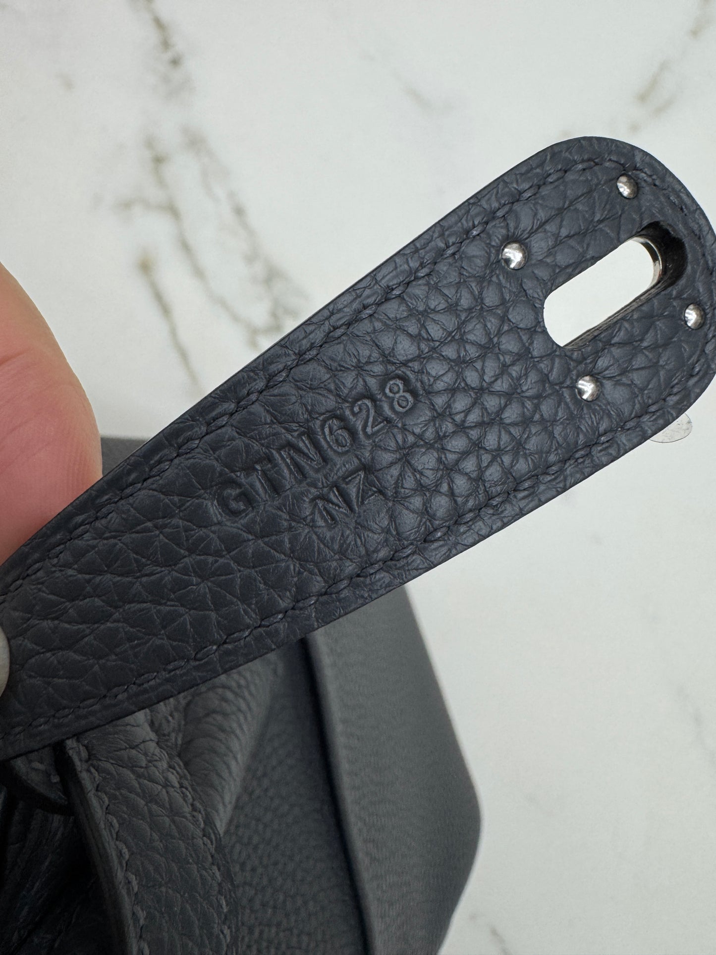 HERMES Lindy 30 石墨灰銀扣 TC 88 Graphite PHW