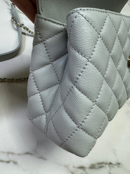 CHANEL Cocohandle 冰川藍 24P Small