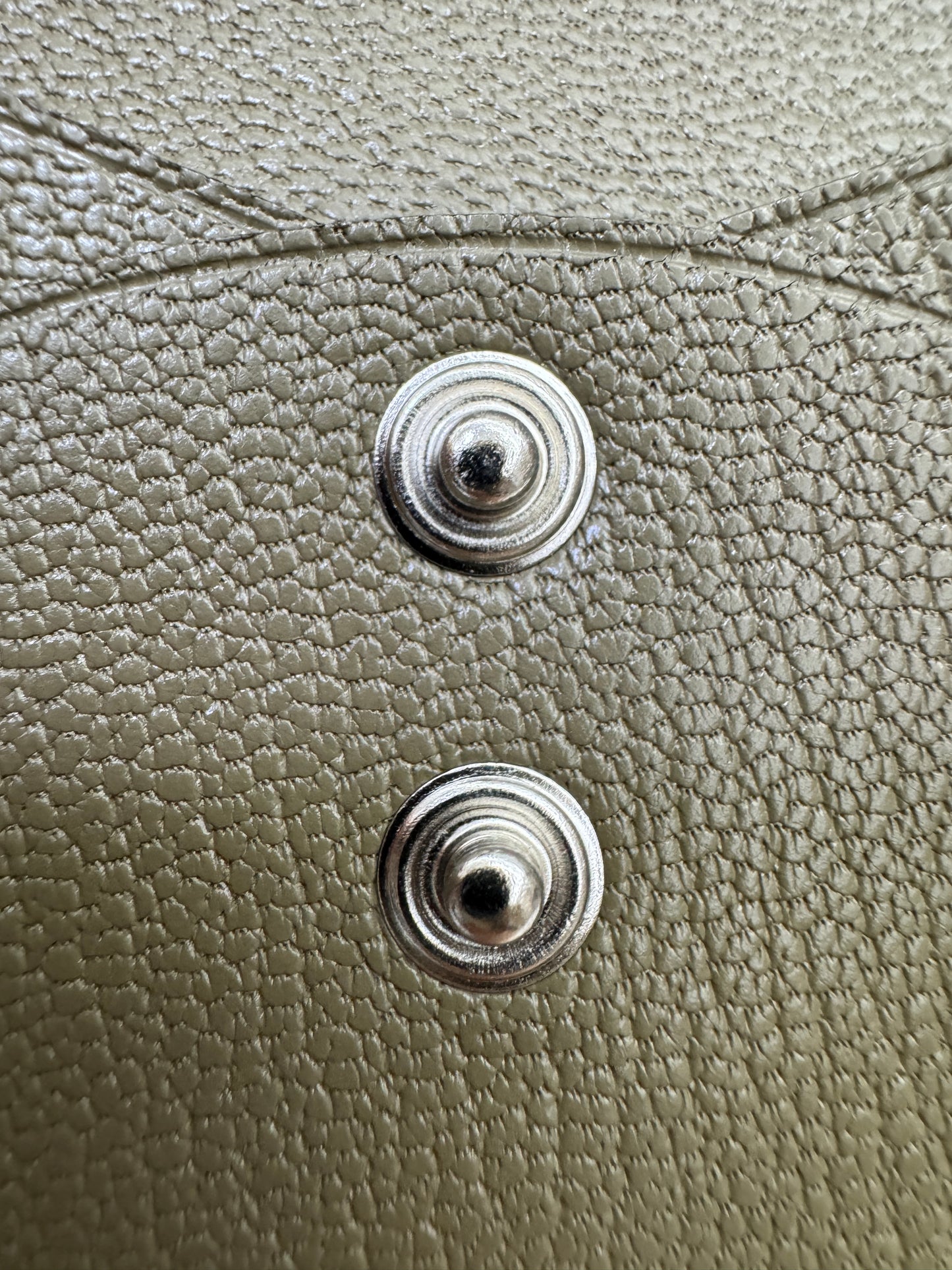 HERMES Calvi Duo 大象灰山羊皮 Etoupe Chevre Mysore