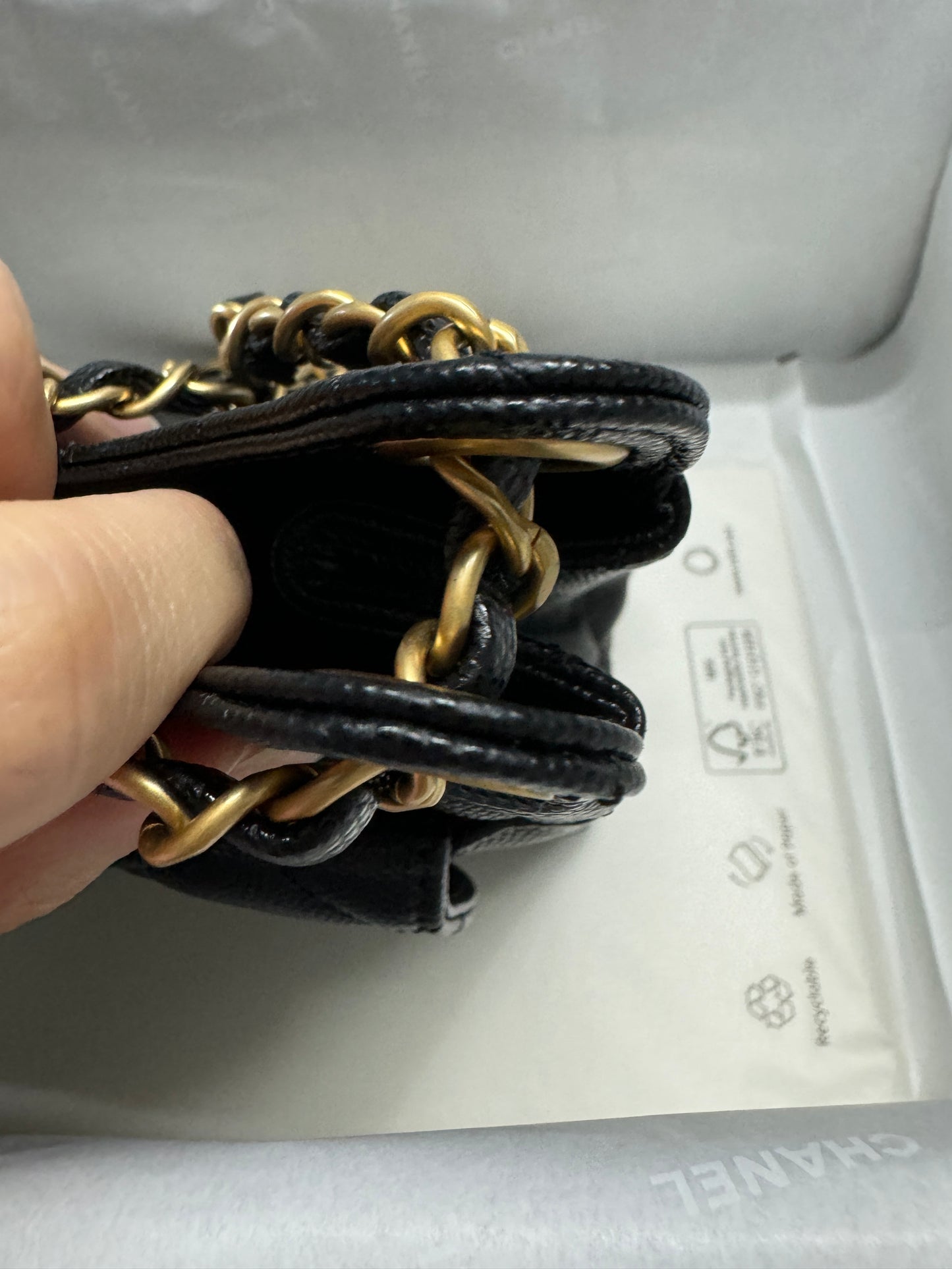 CHANEL 23B Hobo 天貓精靈 荔枝牛皮