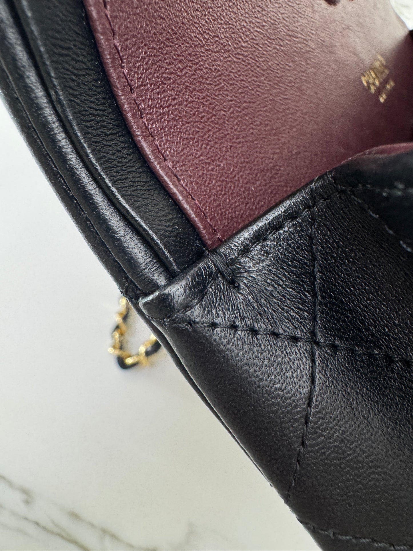 CHANEL CF25 Medium 黑金羊