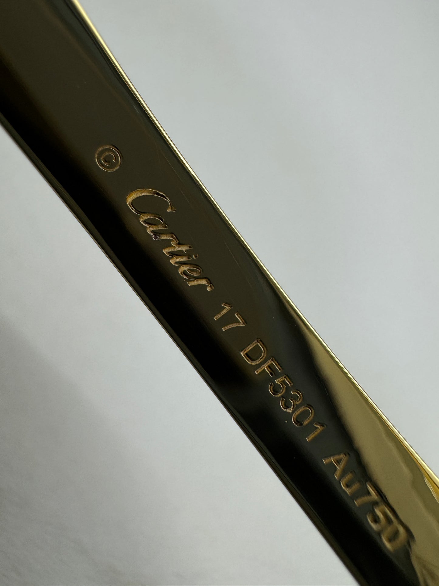 CARTIER Love Bracelet Brushed Gold Color