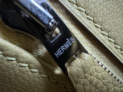 HERMES Birkin25 SO 珍珠灰拼小雞黃 Togo PHW